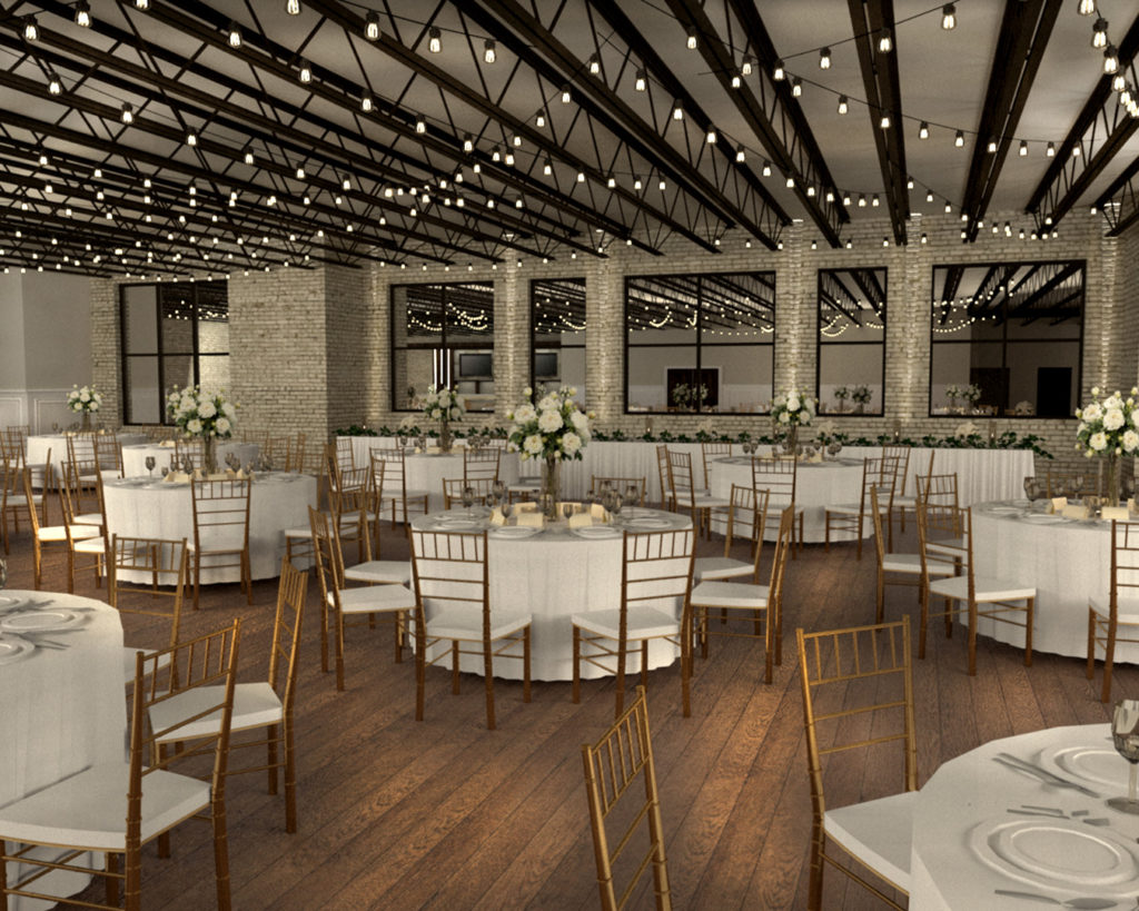 modern, chic, and luxurious event space